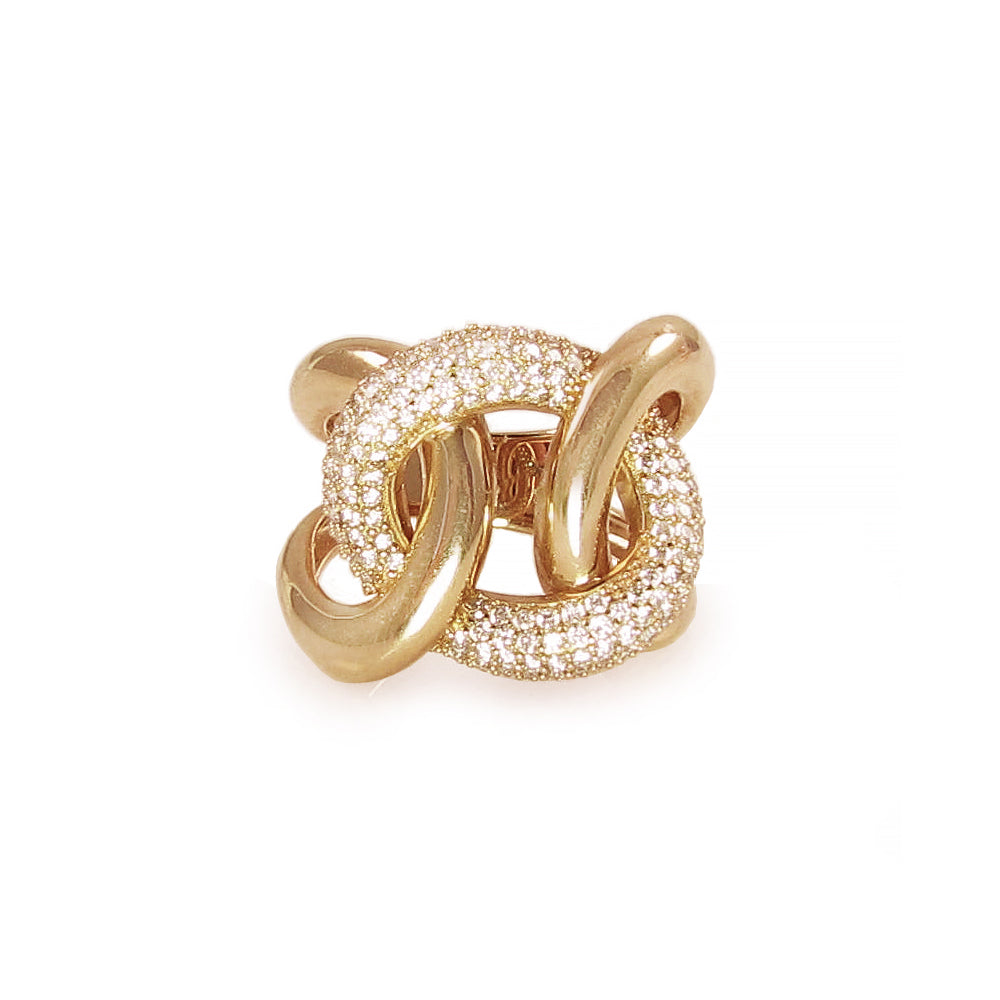 Diamond Love Knot Ring