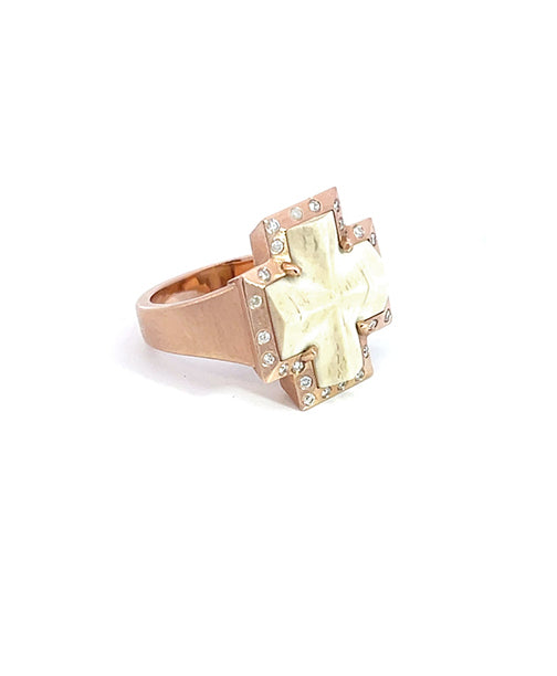 Hand Carved Staurolite Signet
