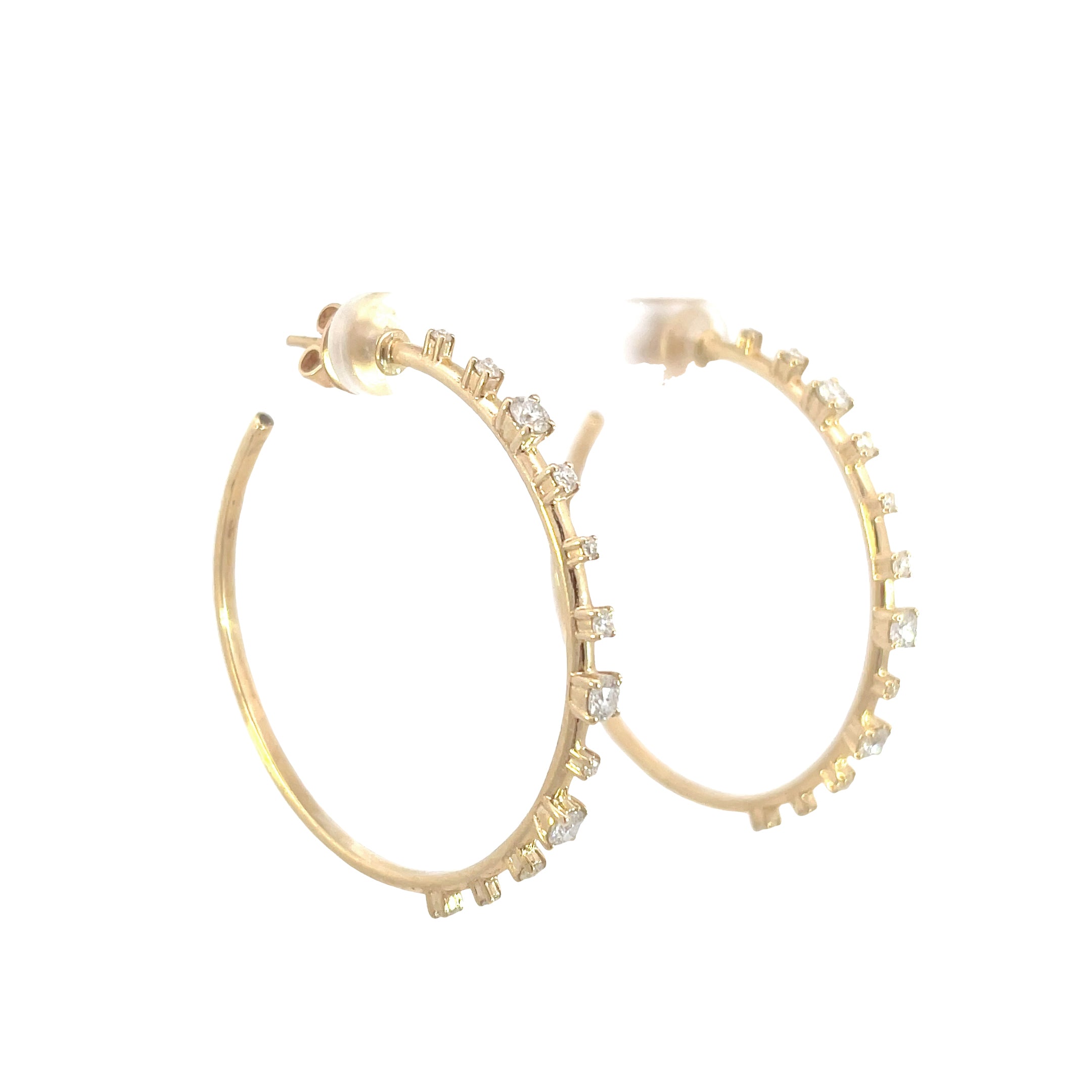 Diamond Station Round Hoops