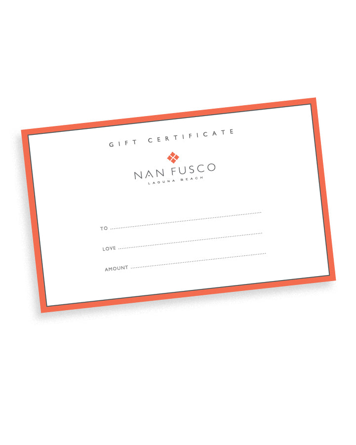 Nan Fusco Gift Certificate