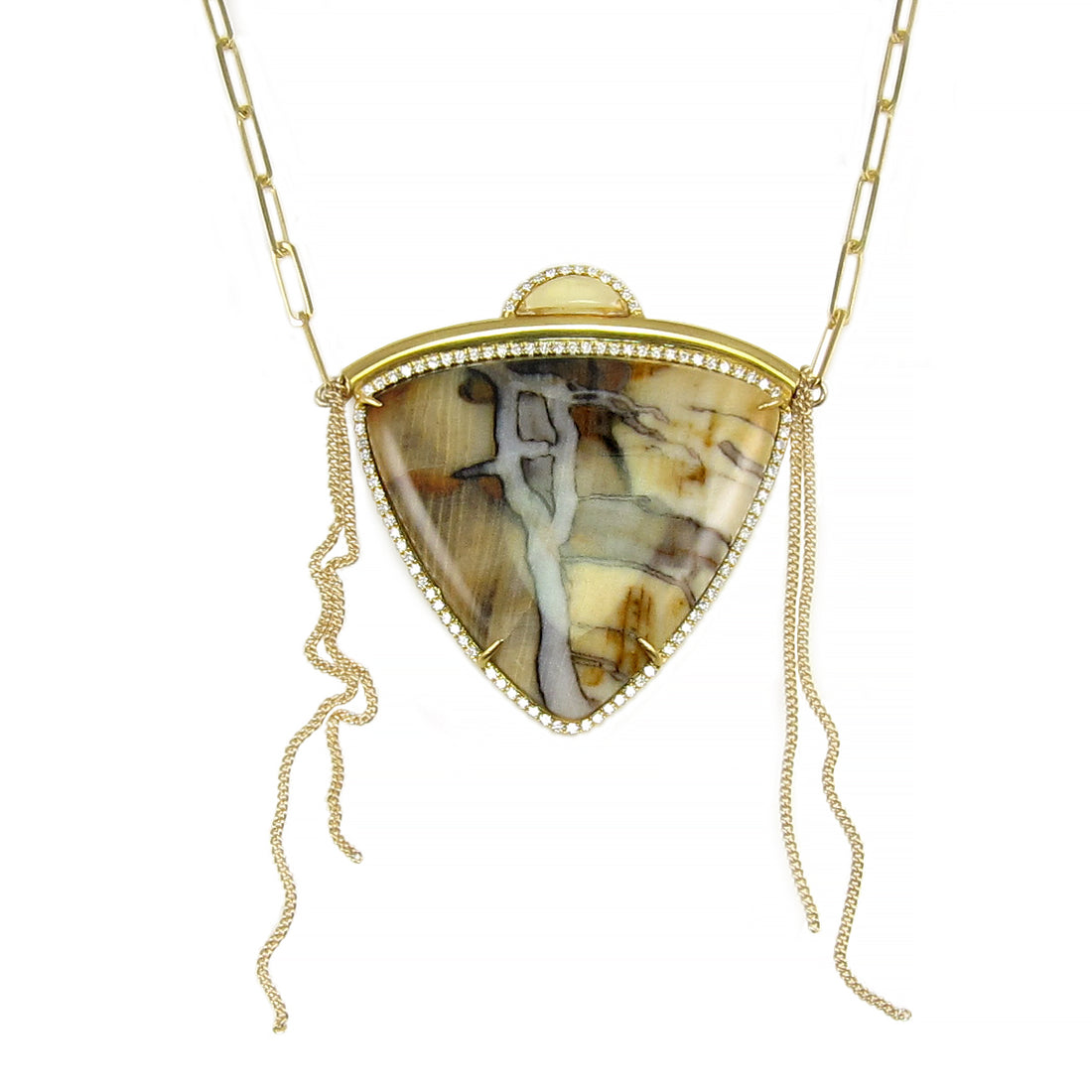 Fossil Channel Wood & Citrine