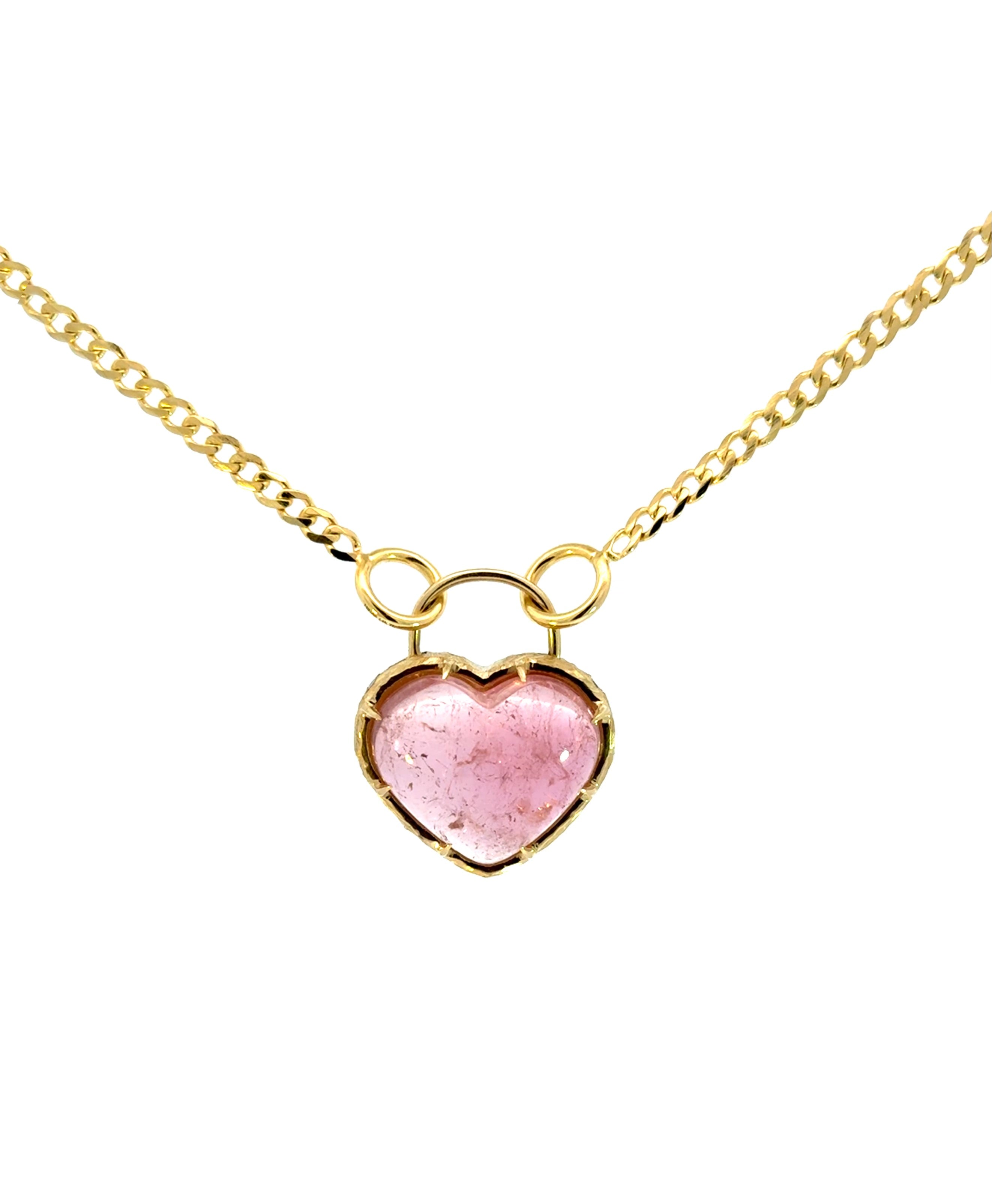 Tourmaline Pillow Heart