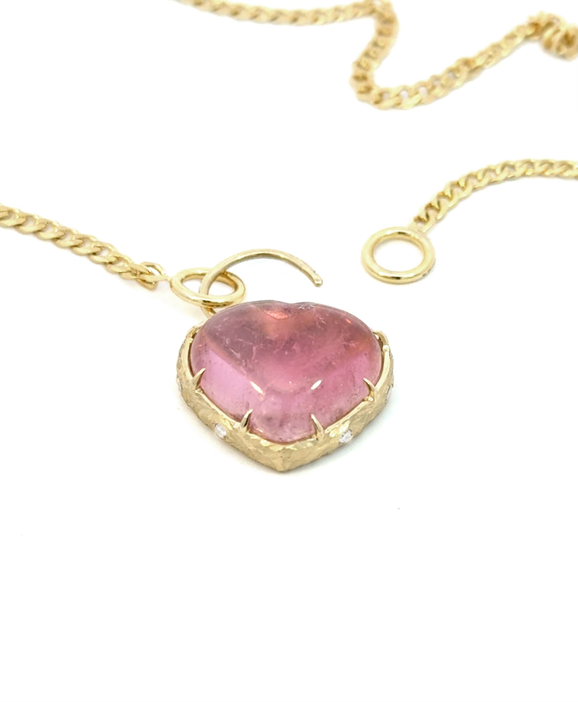 Tourmaline Pillow Heart