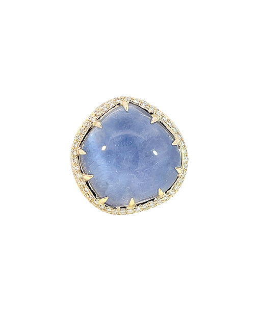 Dumortierite & Diamonds