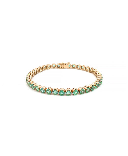 Emerald Eternity Bracelet
