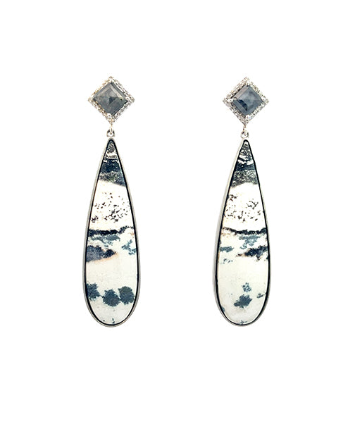 Jasper, Hematite & Diamonds