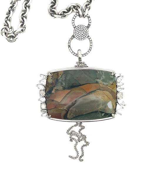 Morrisonite with Side Diamonds