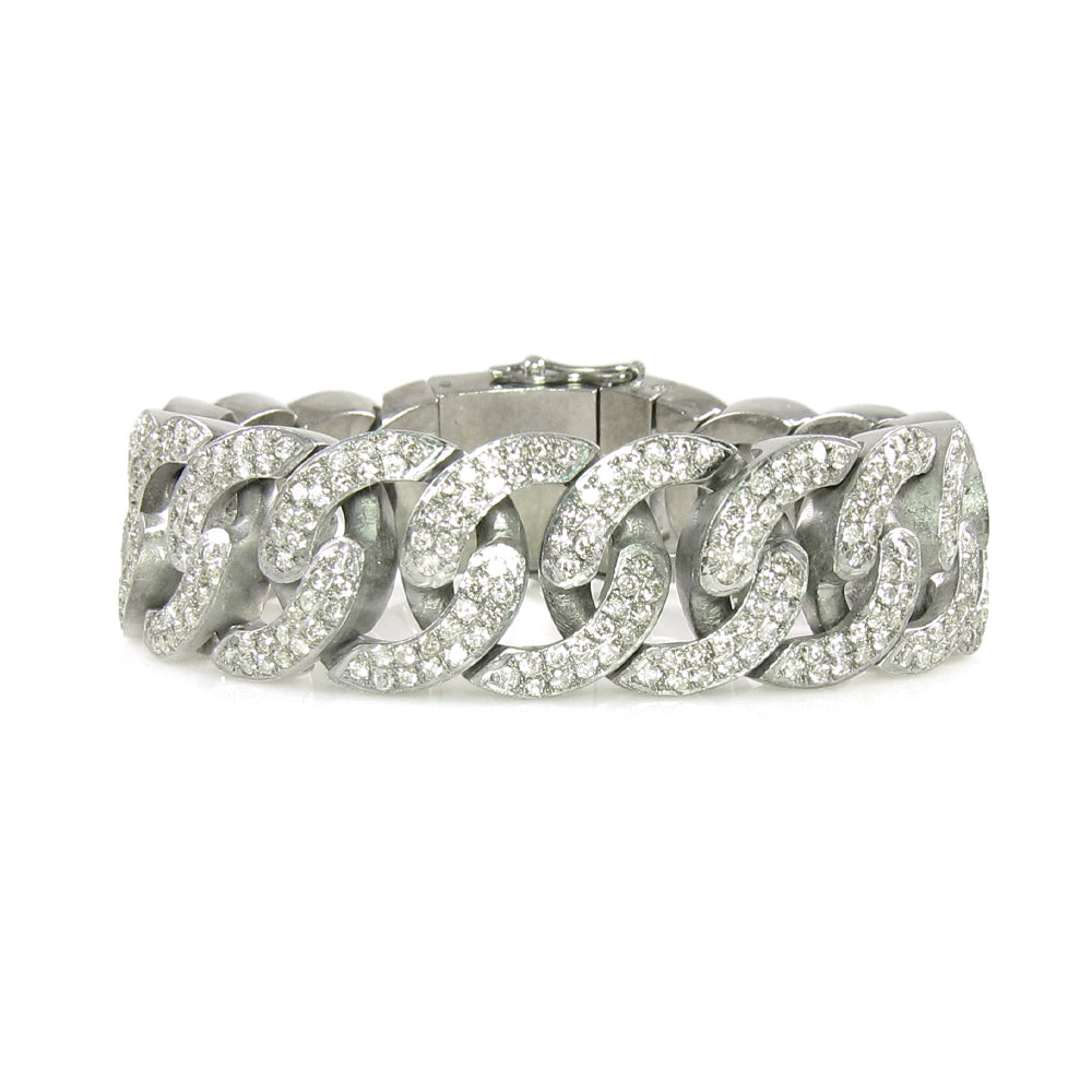 Chunky Diamond Link Bracelet