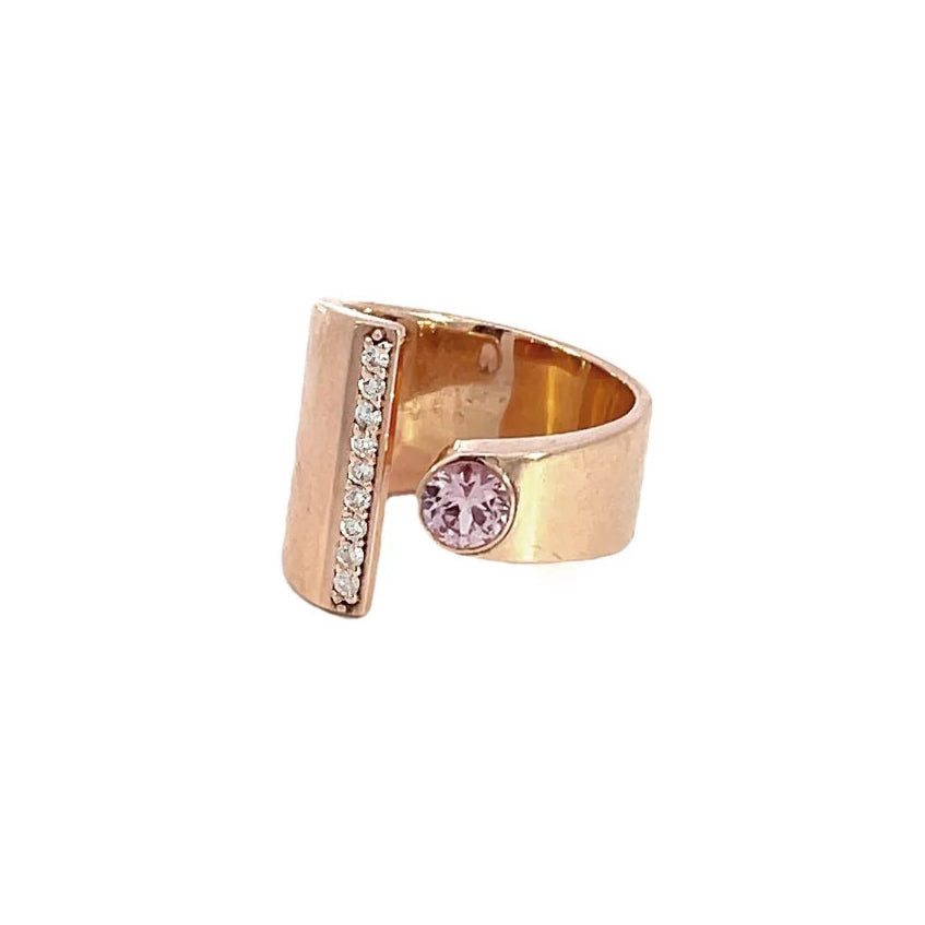 Diamond Line Sapphire Wrap