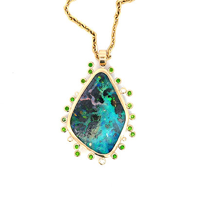 Australian Opal, Imperial Diopside