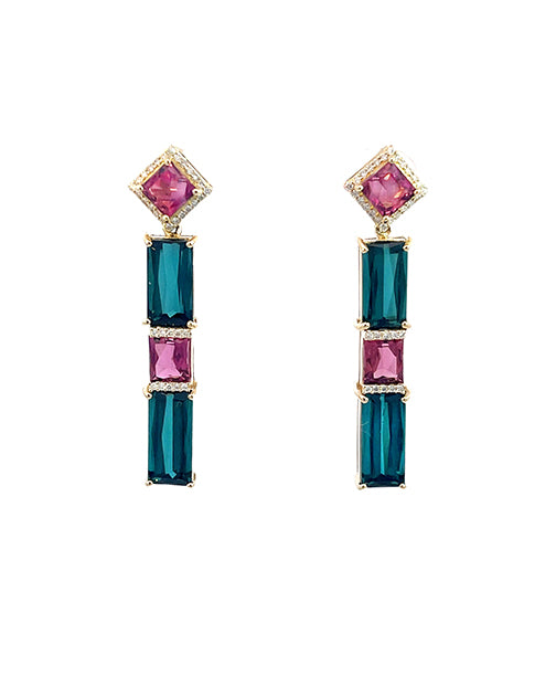 Tourmaline & Pavé Diamonds