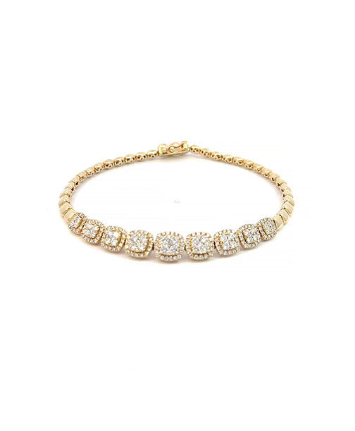 Graduated Diamonds Bracelet