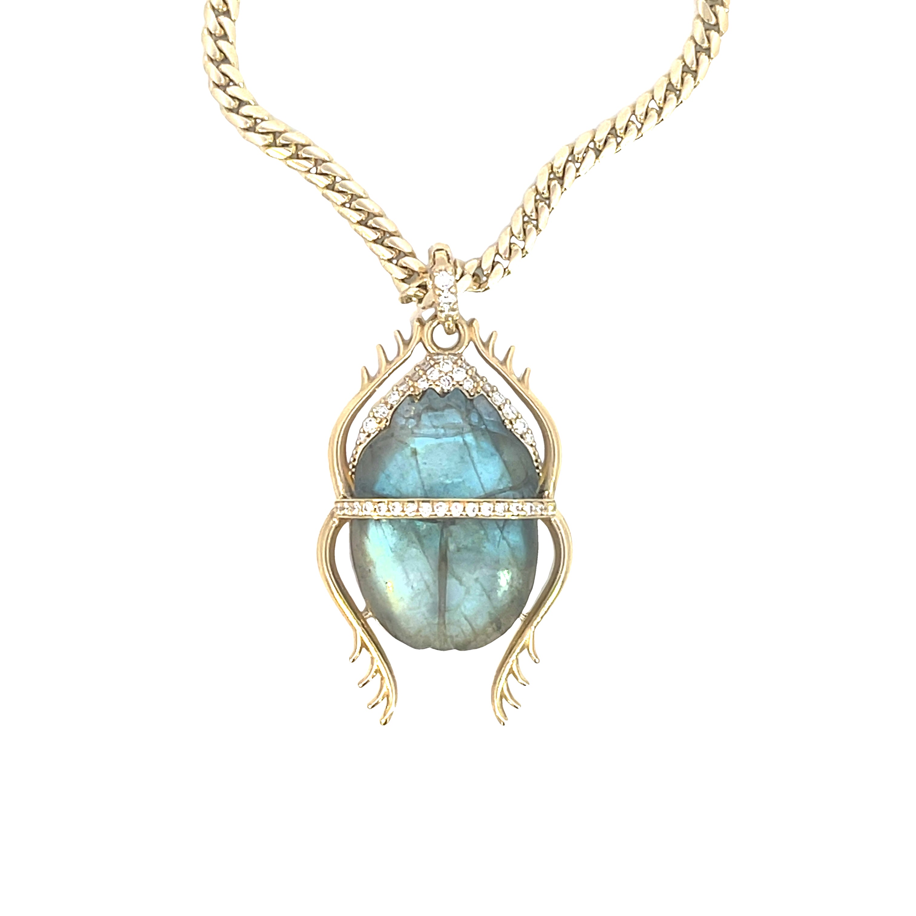 Labradorite Scarab