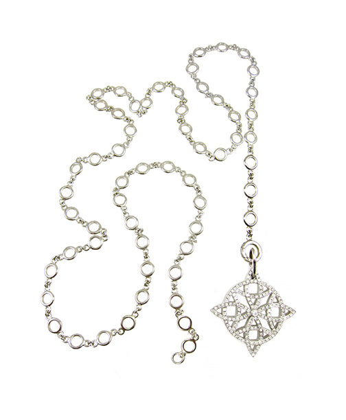 Diamond Zen Pendant & Chain