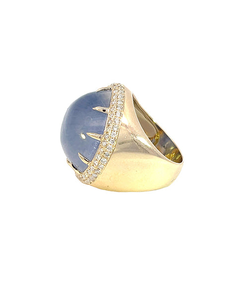 Dumortierite & Diamonds