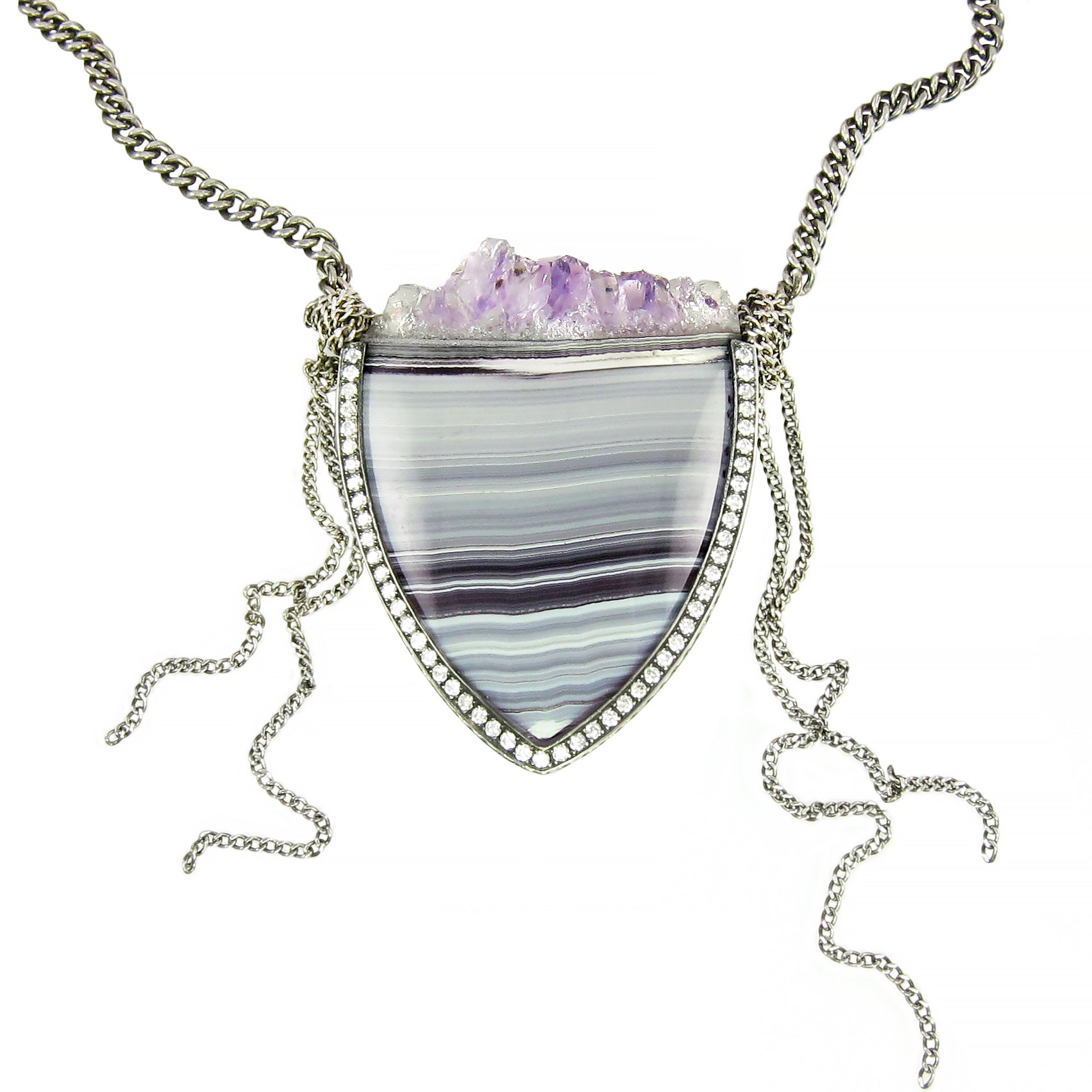 Amethyst Crystals in Matrix